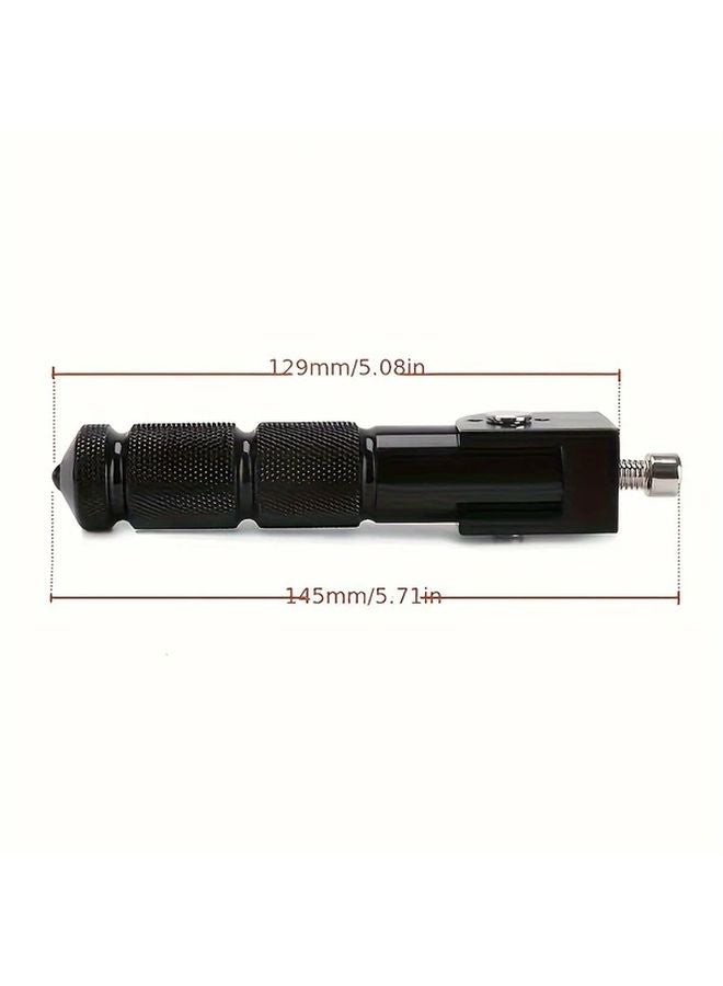 Universal Red Motorcycle Foot Pegs 90 Degree Folding Pedals 8MM 10MM Support Bars - Image 3